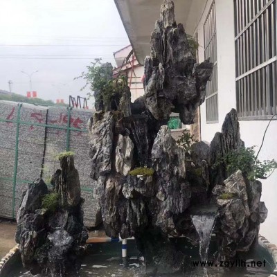 天然假山石材 英德石 峰石 叠石 驳岸石 草坪石 庭院假山设计制作 大型景观设计制作