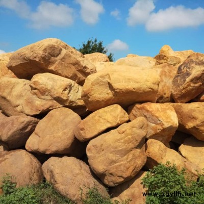 大型黄蜡石驳岸石大石头假山石造景石园林景观石英德石奇石