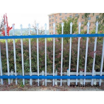 定制小区花园铁艺篱笆栅栏花圃围栏花坛绿化别墅庭院锌钢护栏栏杆