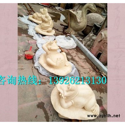 供应艺宇砂岩流水小品园林景观装饰雕花小品 青蛙石雕摆件景观水景装饰喷泉