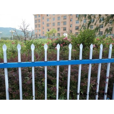 定制小区花园铁艺篱笆栅栏花圃围栏花坛绿化别墅庭院锌钢护栏栏杆