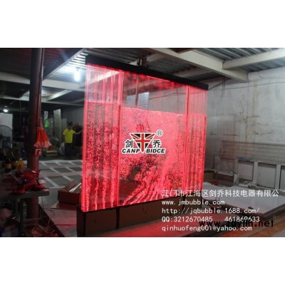 组合气泡墙，水舞墙，泡泡隔断墙，水景水族墙