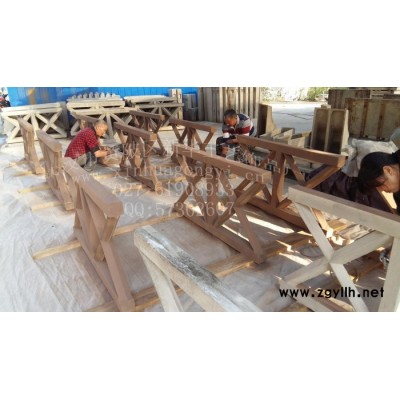 穗型护栏 仿木护栏模具 花坛坪护栏模具 学校绿化护栏模具