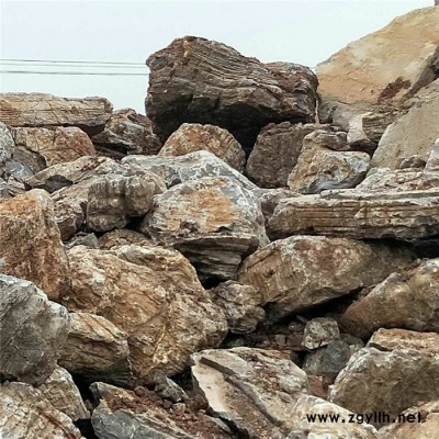 【圆满石业】千层石假山案例  龟纹石假山案例   假山石厂家批发 陕西延安千层石批发