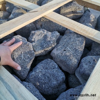 【登峰建材】火山石大块 火山岩 景观园艺 假山材料火山石颗粒红色黑色