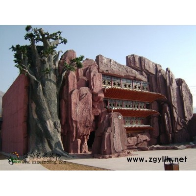 供应大型塑石假山 园艺假山 别墅假山