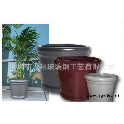玻璃钢方形花盆 商场装饰组合花盆 古典家居摆设园艺玻璃钢花坛