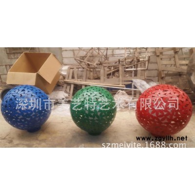 800MM 3.0铁制作手工打造DIY镂空圆球，景观 宫灯 水景装饰球