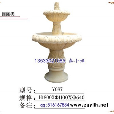 新品 促销 喷水池喷泉 水景喷泉流水钵 景观叠水钵 砂岩喷泉 人造石庭院流水喷泉