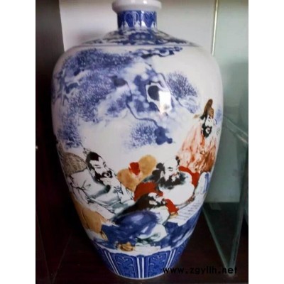 广西陶瓷手绘花坛厂家批发可订制