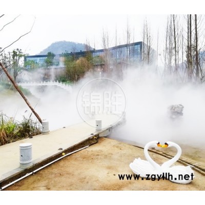锦胜雾森JS-B 人造雾景区园林​水景雾效高压智能景观喷雾设备