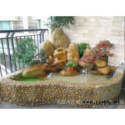 供应东莞庭院假山建筑/假山鱼池设计