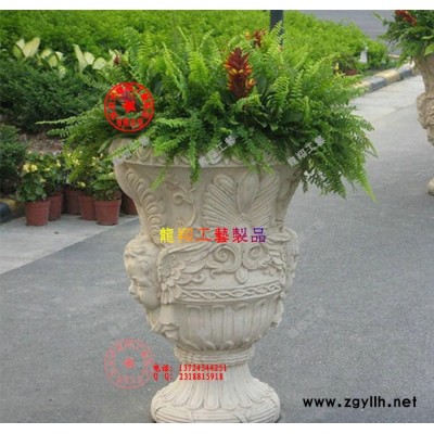 2013新款 砂岩花盆 园林花钵  欧式砂岩花坛