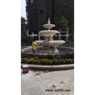 树脂工艺品喷泉 人造黄绣石跌水钵 砂岩喷水喷泉 庭院水景喷泉 欧式别墅流水喷泉