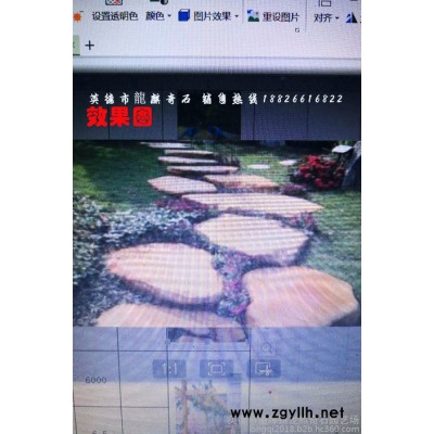 龙麒 30至200公分  平面石/校训石/踏步石黄蜡石吨位石假山园林水池石造景石驳岸石造型工程石庭院石