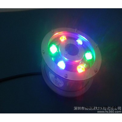 深圳欢乐海岸 水景喷泉 旱式中孔 LED喷泉灯