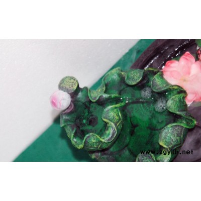 假山喷泉流水工艺品摆件 荷花风水轮摆件 客厅家居装饰品