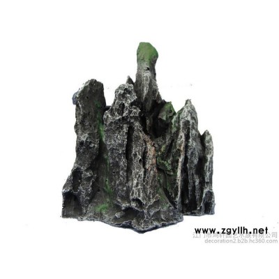 供应树脂石头假山石水族造景摆件装饰工艺i品假山石水族造景