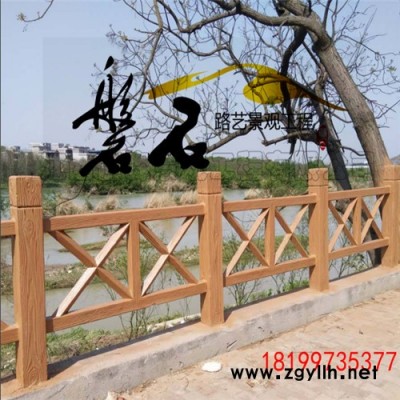 阿勒泰和田喀什库尔勒阿克苏哈密 塑石假山凉亭花箱护栏护栏