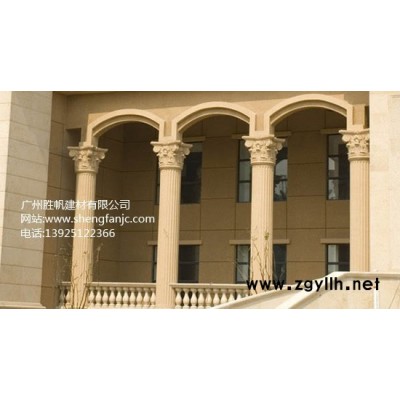 GRC罗马柱，grc栏杆，grc假山，grc厂家，广州胜帆建材有限公司
