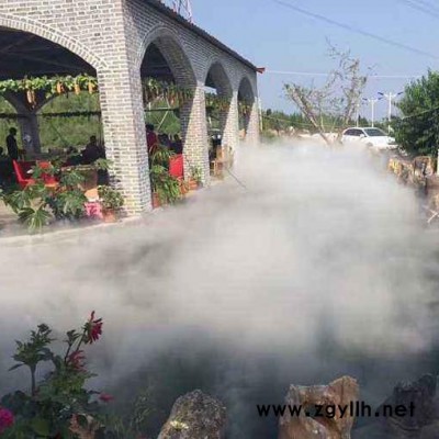 四川众策山水假山湖泊人造雾设备 园林喷雾景观施工，sczcss-21 打造梦幻仙境操作简单免费设计