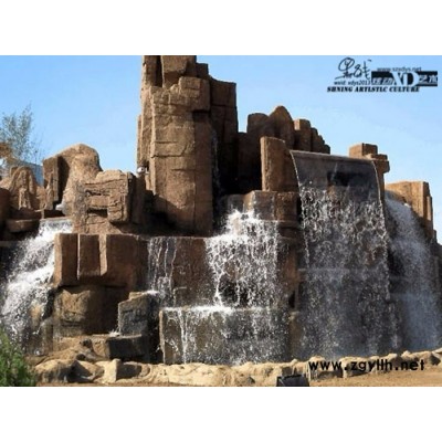 园林景观石 景观大门 塑石大门 水泥假山大门 榕树大门