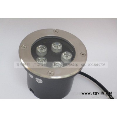 户外LED埋地灯5w 12V暖白光自然白光黄光嵌入式地埋灯g