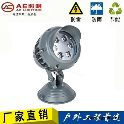 AE照明AE-TGD-03LED投射灯庭院灯聚光灯景观灯小射灯户外室外防水投光灯工程灯鸭蛋灯 3*18W带挡板