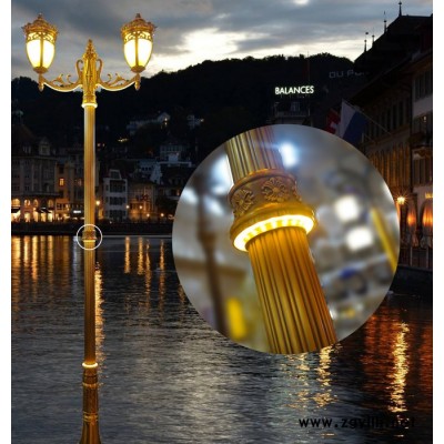 AE照明 欧式景观灯led欧式庭院灯定制 现代全铜奢华户外防水庭院灯酒店花园景观照明