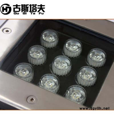 古斯塔夫ZL-DMD-022地埋灯**3WLED方形地埋灯 户外大功率灯具亮化高光效埋地灯亮化