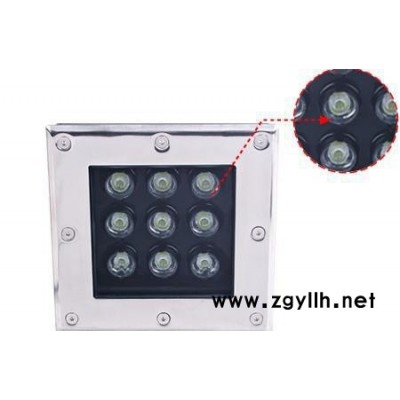 热卖12W埋地灯 东莞亮化 LED大功率地埋灯具 220V 高亮