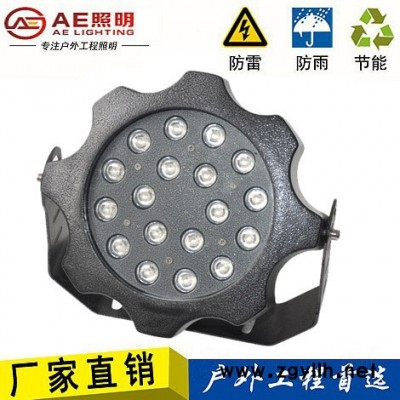 AE照明AE-TGD-02 景观灯户外防爆室外景观灯聚光圆形COB投光灯防水别墅园林绿化建筑外墙背景亮化led投射灯