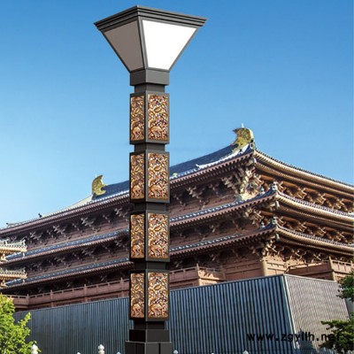 华朗HL-18504中式广场景观灯照明系列4M5M路灯厂家