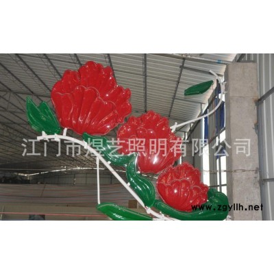 定制 led户外灯系列 户外装饰大红花型景观灯