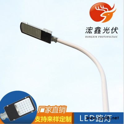 LED路灯自弯臂金豆道路灯5米6米7米8米单臂新农村市政大功率