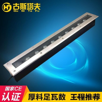 古斯塔夫HJ-DMD-021地埋灯古斯塔夫**12WLED长方形地埋灯户外防水条形埋地灯led条形灯