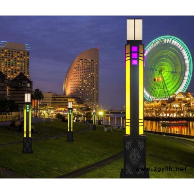 AE照明AE-JGD-01 LED景观灯景观灯厂家定制 户外特色方形LED景观灯柱园林广场美化防水道路灯