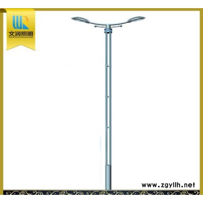 定制 特色LED道路灯 双臂led路灯 大功率高效双连杆le
