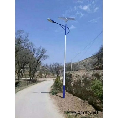 led太阳能路灯5米6庭院灯户外灯景观灯高杆灯新农村太阳能路灯杆