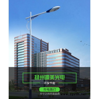 定制路灯户外灯新农村LED高杆乡村道路灯广场防水路灯杆6米7米8米