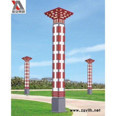 中山信安照明专业批发生产文化广场大型LED景观灯、户外防水景观灯