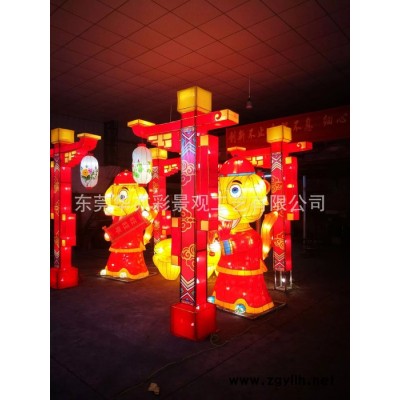广场景观灯柱景区装饰花灯彩灯**定制