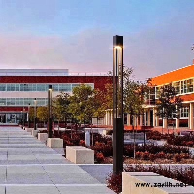 现代简约高亮led3米户外防水不锈钢小区公园别墅定制庭院景观灯 庭院灯