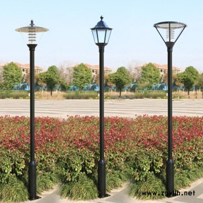 LED户外3米3.5米庭院灯 户外LED庭院灯 花园直六角庭院灯