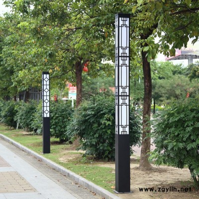 湖南厂家定制LED景观灯 5米6米户外广场方形中式园林景观灯立柱 湖南景观灯厂家
