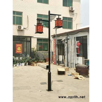 庭院灯户外太阳能灯 led花园别墅防水欧式 路灯 景观室外复古高杆路灯