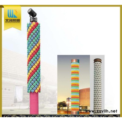 定制 公园小区道路景观灯 户外龙型方柱景观照明 中式景观灯