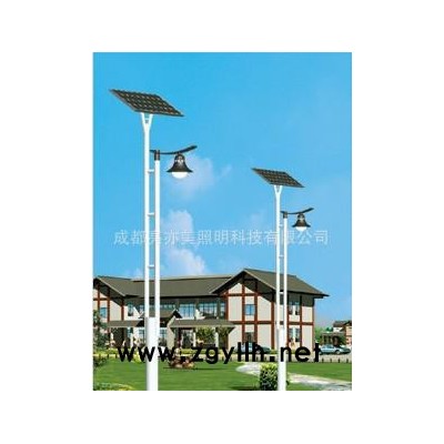 直销led太阳能灯6米30W户外防水挑臂道路灯新农村太阳能路灯