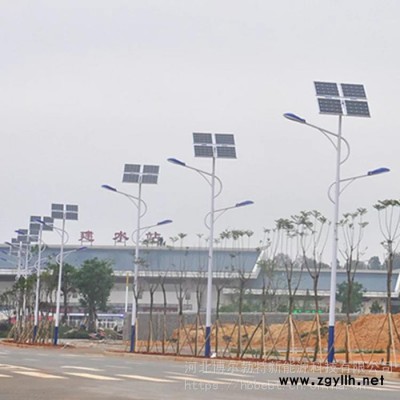 市政新农村12V太阳能路灯6米户外超亮一体化30瓦少数民族庭院灯杆