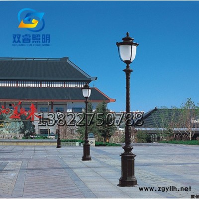 碧桂园室外庭院灯翻砂铝玻璃欧式景观灯定制小区公园照明庭院灯